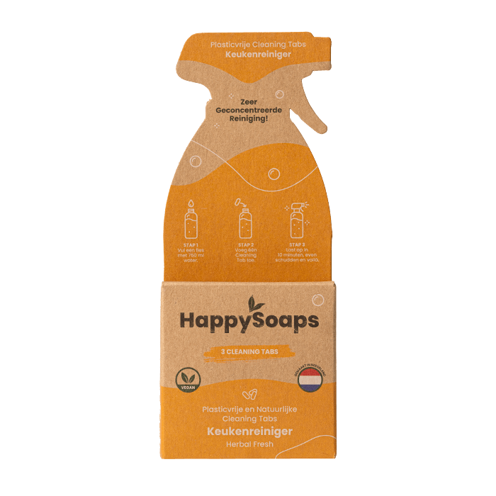 Cleaning Tabs - Keukenreiniger - Herbal Fresh - HappySoaps NL