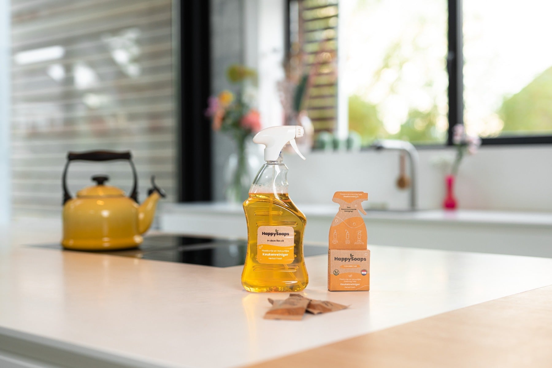 Cleaning Tabs - Keukenreiniger - Herbal Fresh - HappySoaps NL
