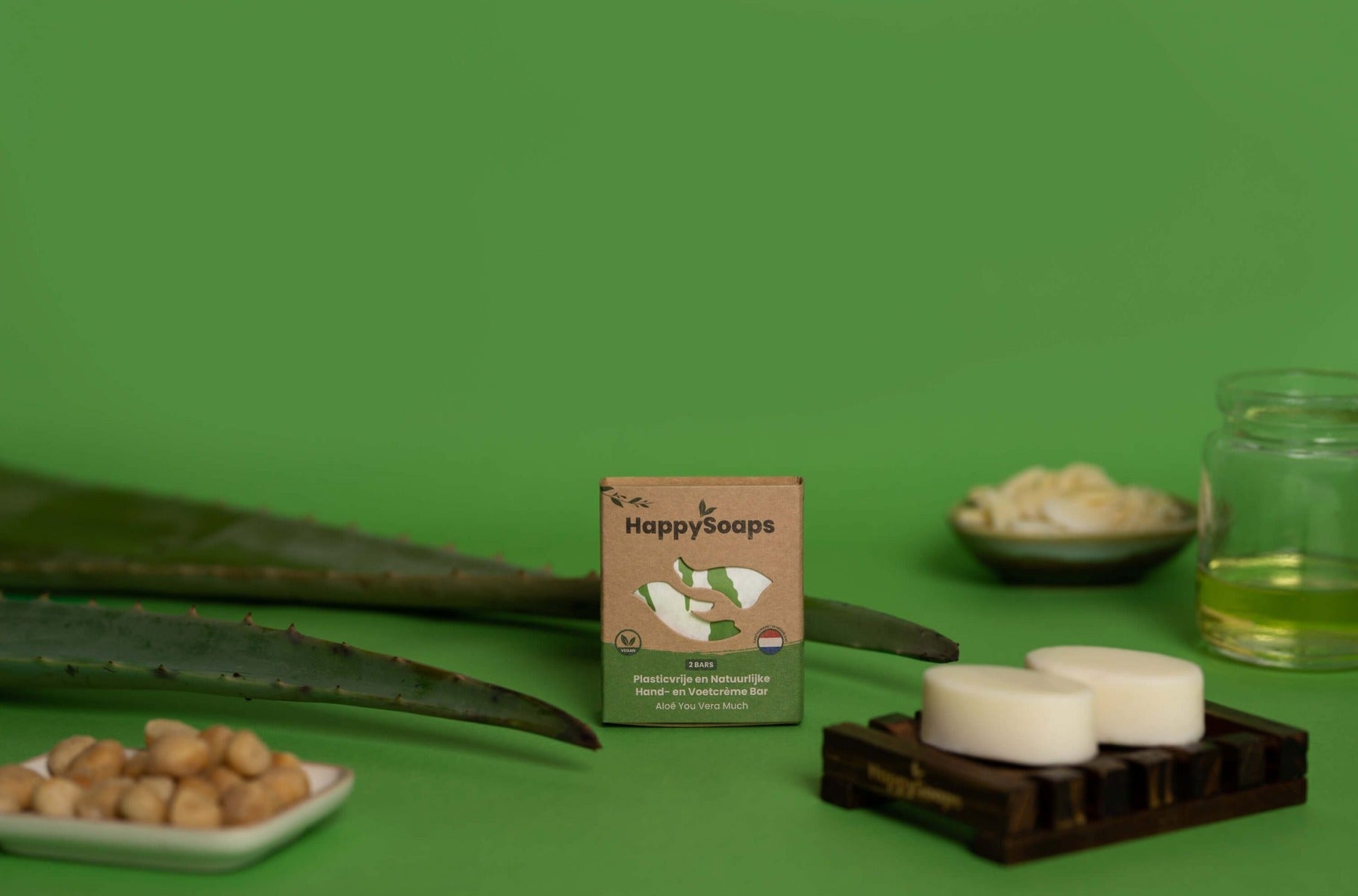 Hand- en Voetcrème Bar – Aloë You Vera Much - HappySoaps NL