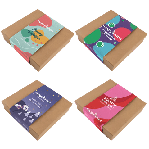 Maak je eigen thema Giftbox! 3 producten: Shampoo, Conditioner en Body Wash Bar - HappySoaps NL