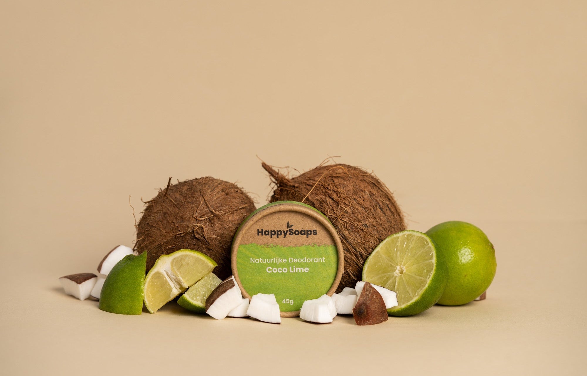 Natuurlijke Deodorant – Coco Lime - HappySoaps NL