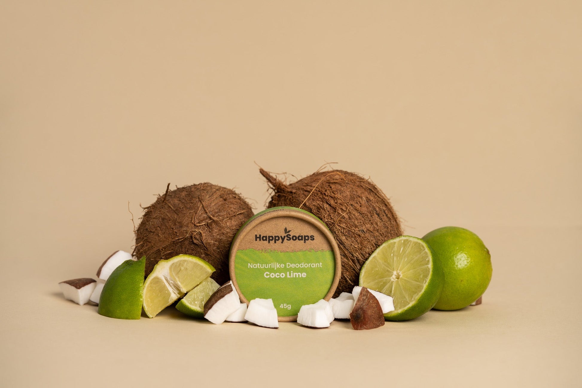 Natuurlijke Deodorant – Coco Lime - HappySoaps NL