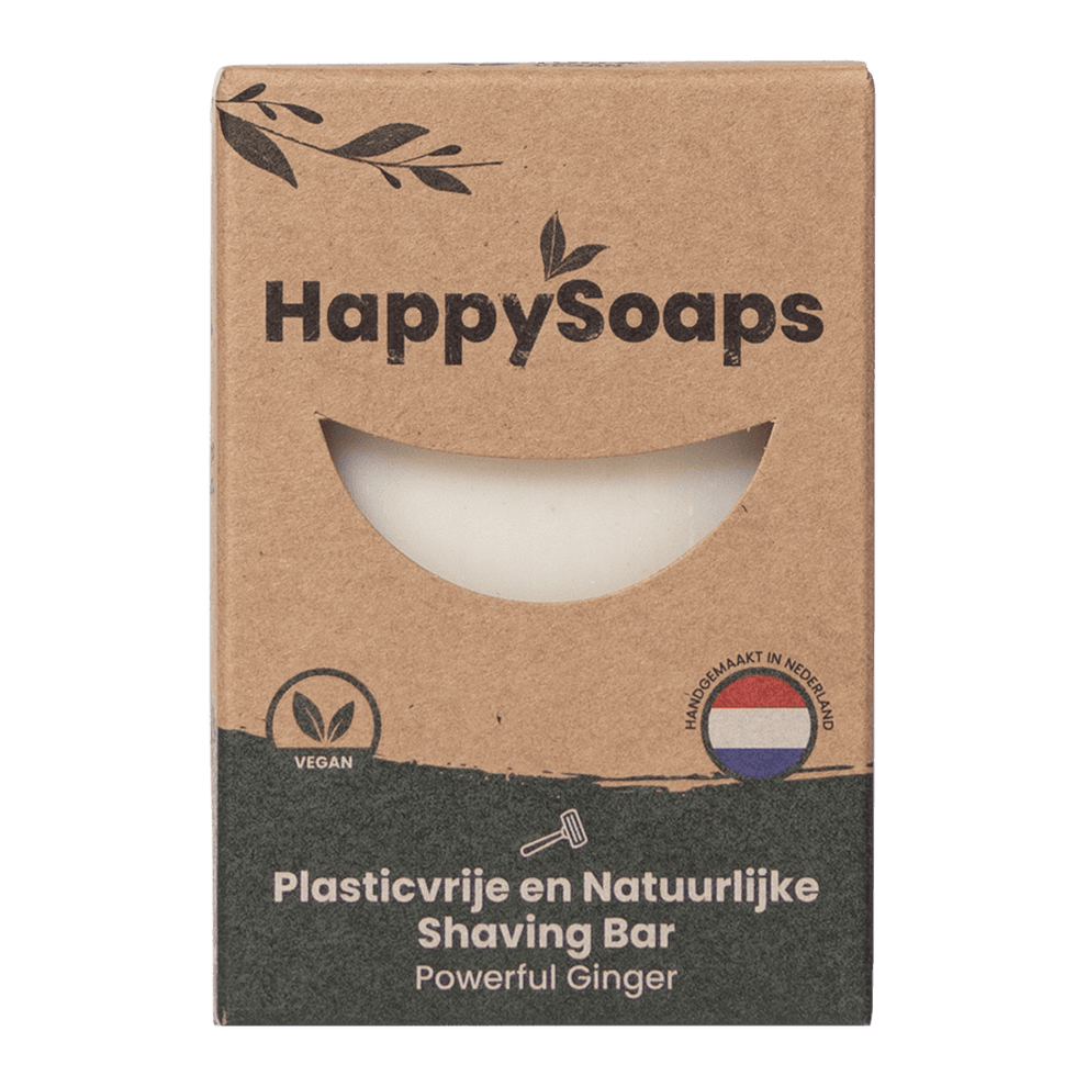 Shaving Bar - Powerful Ginger - HappySoaps NL