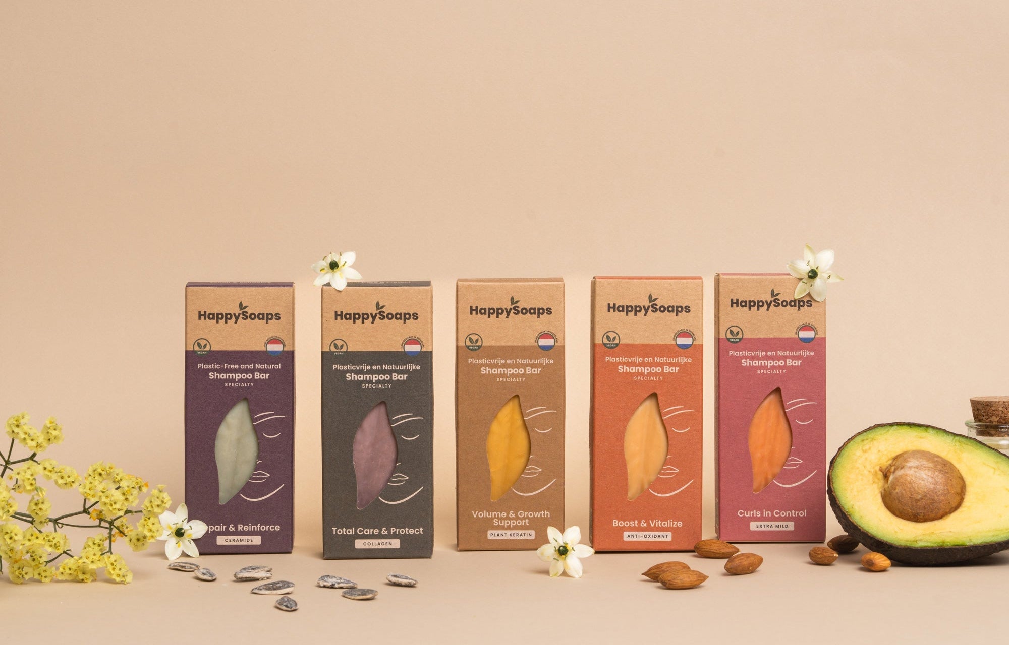 Specialty Shampoo Bar - Repair & Reinforce - Ceramide - HappySoaps NL