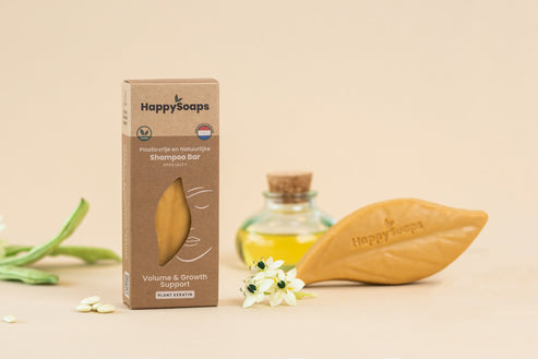 Specialty Shampoo Bar - Volume & Growth Support - Plant Keratin - HappySoaps NL