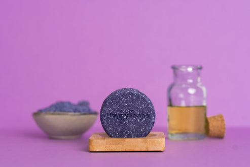 Zilver Shampoo Bar - Bright Violet - HappySoaps NL